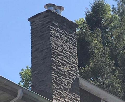 Exterior Chimney Restoration image